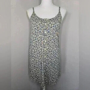 Aerie Floral Tie Waist Tank Top